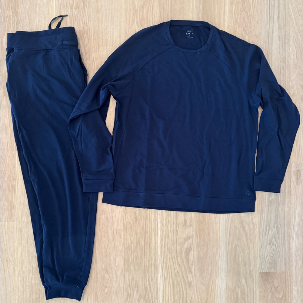 Cozy Earth Men’s Brushed Bamboo Jogger/Pajama Set